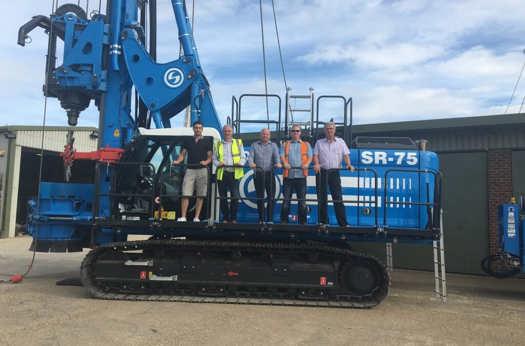 Central Piling Take Delivery of New SR-75 CFA Drill Rig