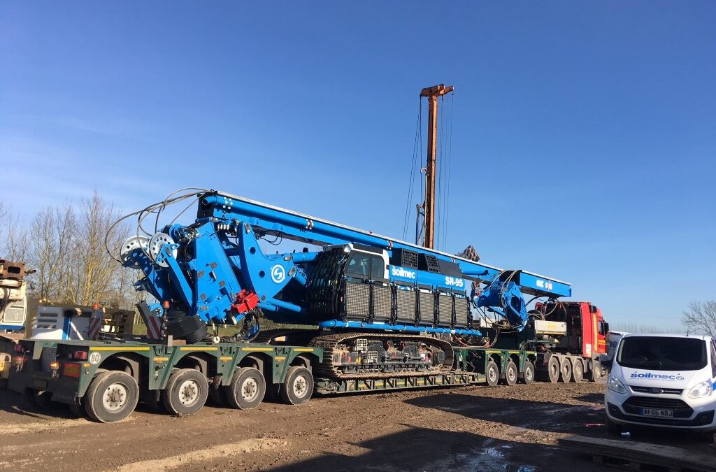 Keller Ltd Take Delivery of New SR-95 CFA Drilling Rig